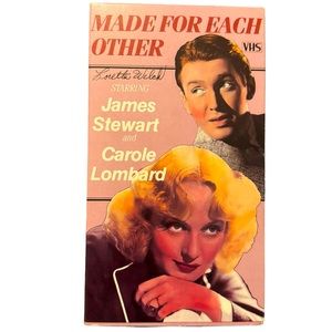 Vintage/Retro Black & White VHS Tape: “Made For Each Other.” Released In 1939.